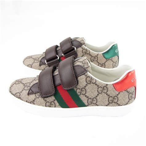 children's gucci trainers|Children's Gucci Ace leather sneaker .